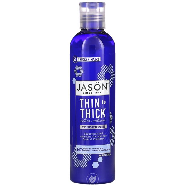 Jason Natural Products Thin to Thick Hair Conditioner 8 Ounce
