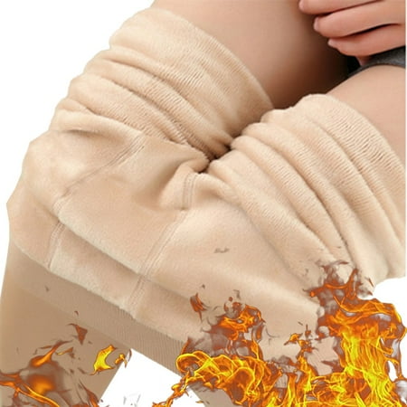 

ALSLIAO Women Nylon Stockings Autumn And Winter Tights Black To Keep Warm Pantyhose Skin 300g