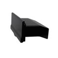 thumbnail image 1 of Placa tipo carta Liberty en color negro con revestimiento de pared de canal de 6 " Qualarc LM6-46-BLK, 1 of 2
