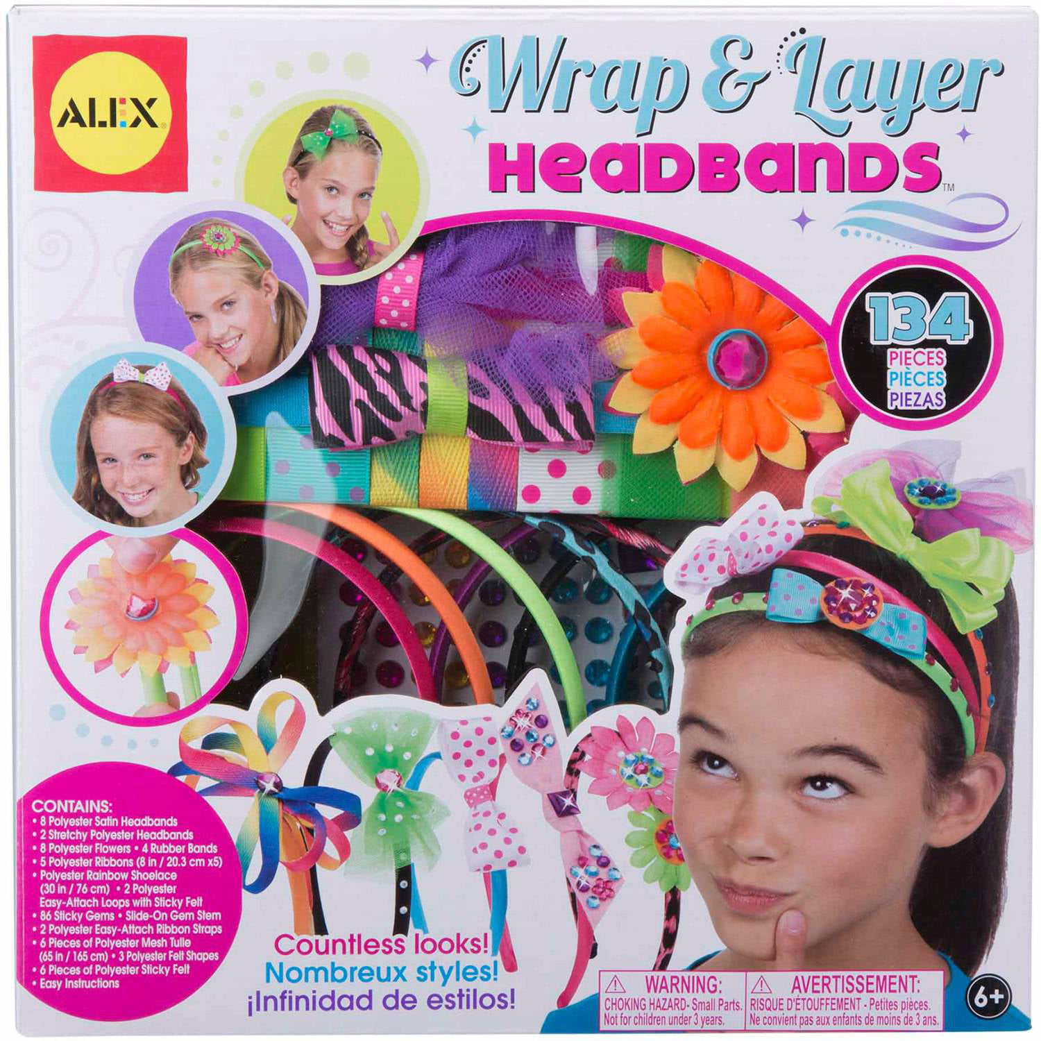 134 Pieces Headbands Kit 