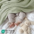 thumbnail image 4 of 1-Piece King Rayon Blanket, Sage Green, 4 of 5