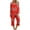 Red, variant on IROINNID Pajamas for Women 2PC Set Loose Fit Crewneck Pullover with Capri Comfortable Homewear Print Sleepwear Set,Black