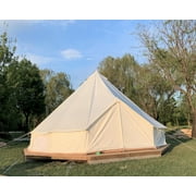 Been Younger Luxury New Oxford Fabric Glamping Tent 5M/16.4ft Waterproof Bell Tent for Outdoor Camping