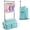 Teal, variant on Dance Bag with Garment Rack, 28" Dance Costumes Rolling Garment Bags For Travel, Garment Duffle Bag For Dance Competition Travel Bag with Garment Rack (Black with Light Purple Trim)