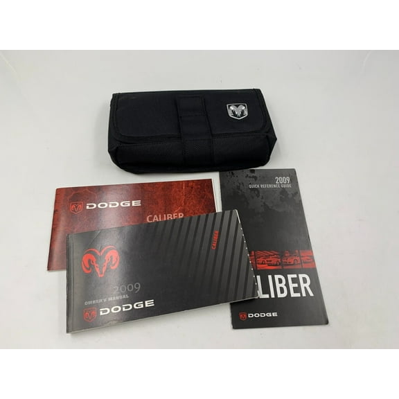 2009 Dodge Caliber Owners Manual Handbook with Case OEM I01B48033