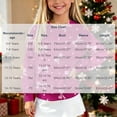 thumbnail image 3 of BXJX Girls Christmas Sweaters, Cute Knit Fall Winter Crew Neck Pullover Xmas Tops Hot Pink Size 7-8 T, 3 of 5