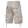 thumbnail image 4 of Havenre Men's Multi Pocket Zipper Cargo Shorts Big and Tall Regular Fit Casual Outdoor Hiking Loose Fit Twill Classic Short Pants Beige XXL, 4 of 8