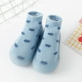 thumbnail image 3 of MEZZALL Spring Summer Children Shoes Girls Boys Socks Shoes Flat Bottom Non- Breathable Comfortable Relaxed Fit Footwear, Blue, 15-18 Months, 3 of 4