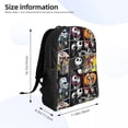 thumbnail image 4 of Custom Halloween Jack Skellington Collage Travel Backpack Men Women School Computer Bookbag College Student Daypack Bags, 4 of 5