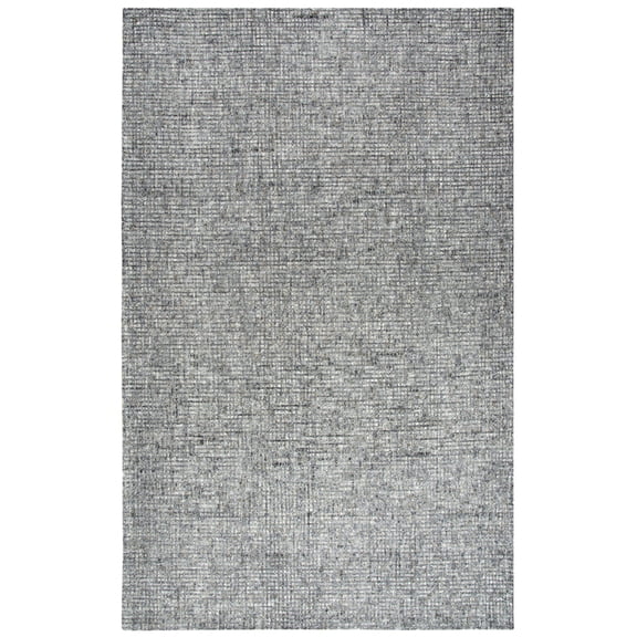 Rizzy Rugs Talbot Area Rug TAL106 Dark Gray Lines Mosaic 2' 6" x 8' Rectangle