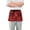 Blooming Poppy Flower, variant on Funny Sheep Server Apron with 3 Pockets Waterproof Waitress Waist Short Apron for Man Woman 12 Inches