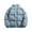 Sky Blue, variant on Htigea Puffer Jacket for Men Plus Size Winter Waterproof Down Coats Full Zip Stand Collar Jackets Casual Loose Warm Coat Streetwear Outwear Sky Blue S
