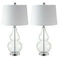 thumbnail image 5 of SAFAVIEH Frena 26.5 in. H Gourd Glass Table Lamp, Clear, 5 of 8