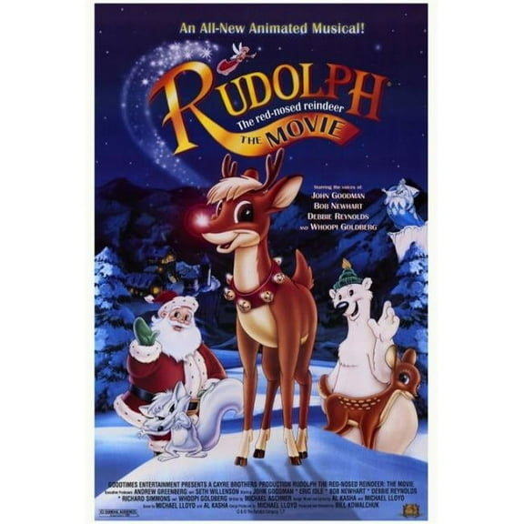 Pop Culture Graphics Rudolph The Red-Nosed Reindeer - The Movie Movie Poster Print - 27 x 40