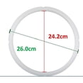 thumbnail image 4 of Anillos de Sellado Compatibles Cuisinart Transparente para Ollas de 6 Cuartos Incluyendo CPC-600 y C, 4 of 4