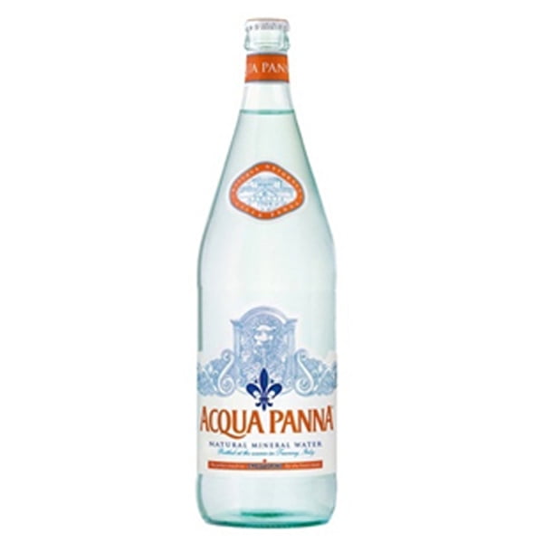 Acqua Panna Natural Spring W A T E R 1 Liter Glass Bottles Pack Of 12 Walmart Com