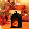 thumbnail image 4 of relayinert Portable LED Fireplace Lantern Flamless Log Fire Effect Lamp for Home Garden L Square, 4 of 8