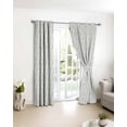 thumbnail image 3 of Sage Green Spring Floral Blackout Curtains for Bedroom/Living Room, Thermal Insulated Kitchen Curtains, Summer Botanical Watercolor Grommet Darkening Window Treatment Drapes 42"x84"x2, 3 of 8