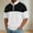 Black, variant on Abomasnow Quarter Zipper Shirts for Men Summer Short Sleeve Mock Neck Golf Shirts Lightweight Color Blocking Moisture Wicking Workout Shirts