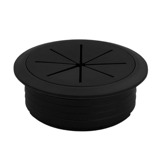 Visland Desk Wire Cord Cable Grommets Hole Cover Plastic Cable Cord Organizer Line Outlet Port Threading Box Cover for Office Pcs Desk