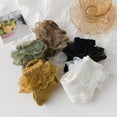 thumbnail image 2 of 5 Pairs Toddler Kids Girls Eyelet Frilly Dress Socks Ruffle Lace Cotton Socks, 2 of 8
