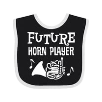 Inktastic Future French Horn Player Childs Music Boys or Girls Baby Bib