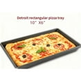 thumbnail image 7 of SDFGTstore Nonstick Detroiter Pizza Pan Rectangular Shape 5cm Deep Aluminum Alloy Kitchen Baking Tool, 7 of 7