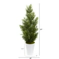 thumbnail image 2 of Nearly Natural 27" Mini Cedar Pine Artificial Tree in Decorative Planter (Indoor/Outdoor), Green, 2 of 2
