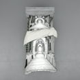 thumbnail image 1 of Ambesonne Scenery Bedding Set 3 Pcs, Sun Energetic Space, Twin, White, 1 of 3
