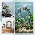 thumbnail image 4 of Dalxymotic Halloween Aquarium Skeleton Decor, Resin Skull Aquarium Ornament, Fish Shrimp Shelter Hiding Cave, Halloween Decorations Indoor Outdoor for Home, Office, Desk, Table, 4 of 5