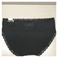 thumbnail image 2 of Jenni Women’s Lace Trim Hipster Underwear, Black, M, 2 of 2