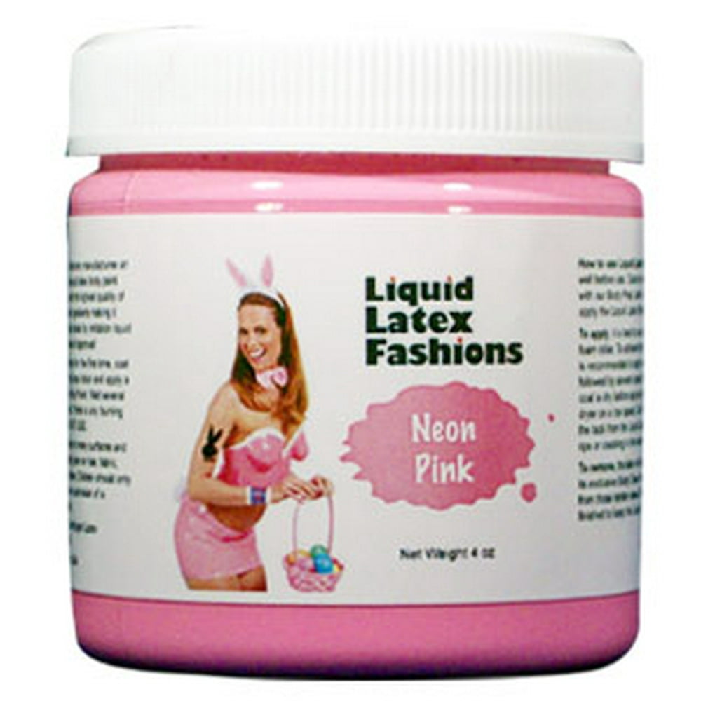 32oz Neon Pink Liquid Latex *Ammonia Free* Body Paint
