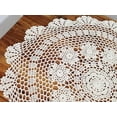 thumbnail image 6 of Handmade Crochet Cotton Table Cloth Lace Doilies Round Lace Tablecloths 18 Inches., 6 of 7