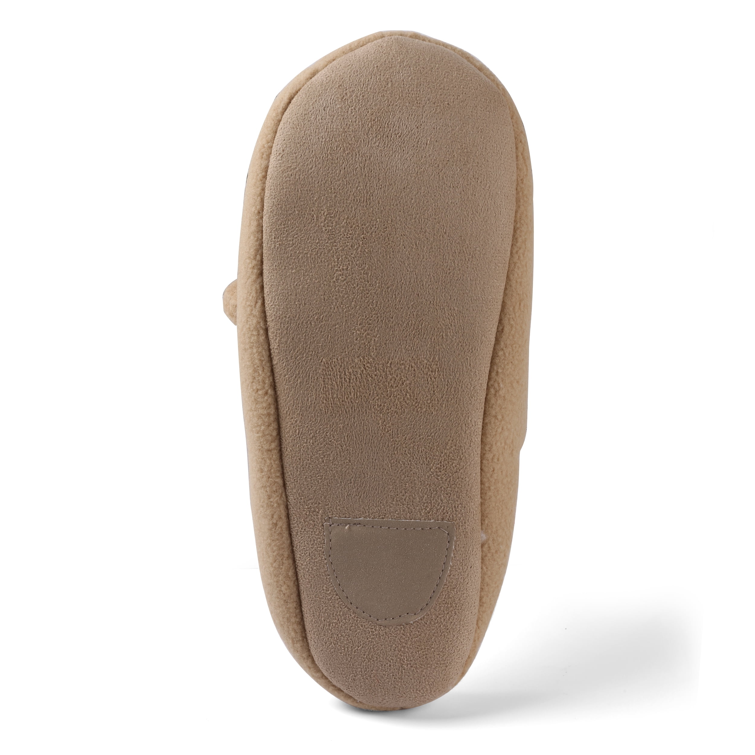 Kids Plush Teddy Bear Slip-On House Slippers, Cozy Indoor Shoes for Boys & Girls