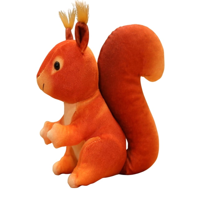 Plush Squirrel Peluche de felpa Animal Cute Wild Life Cuddle Regalos del día de San Valentín XBTCLXEBCO Ardilla