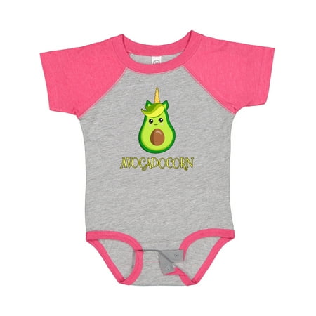 

Inktastic Avocadocorn Avocado with Unicorn Horn and Ears Gift Baby Boy or Baby Girl Bodysuit