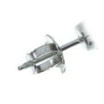 thumbnail image 4 of 14k White Gold Round Garnet Screw-back Stud Earrings, 4 of 4