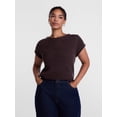 thumbnail image 2 of Scenario Women's and Women's Plus Pullover Rollneck Lightweight Sweater with Short Sleeves, Sizes XS-4X, 2 of 6