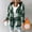 Green, variant on FDGIU 2025 Women's Plaid Shacket Jacket - Long Sleeve Flannel Trench Coat, Snap Button Casual Winter Coat