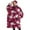 Red Baseballs and, variant on Oversized Wearable Blanket Hoodie,Pink Football Sherpa Blanket Hoodie with Super Pockets,Super Warm Fuzzy Pullover for Women & Men