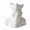 White, 1 piece per pack, variant on Nordic Geometric Flower Vase, Unbreakable Matte Origami Decorative Vase for Modern Home Decor and Centerpiece