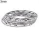 thumbnail image 1 of 4Pcs 3mm 5mm 8mm 10mm Universal Aluminum Alloy Car Wheel Tire Spacers Shims Set, 1 of 4