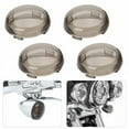 thumbnail image 5 of LABLT 4x Smoke Lens Turn Signal Light Cover Lens for Motorcycle Dyna Sportster, 5 of 5