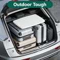 thumbnail image 3 of WLLJOY Folding TV Tray Table, 30in Height Adjustable TV Tray for Laptop, Heavy Duty Utility Foldable Table for Small Spaces, White, 3 of 10