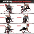 thumbnail image 6 of GIKPAL 8 Positions Multi-purpose Adjustable Weight Bench with Resistance Band,Foldable Workout Bench With Extended Headrest & Preacher Curl for Home Gym, 880lbs Capacity, 6 of 8
