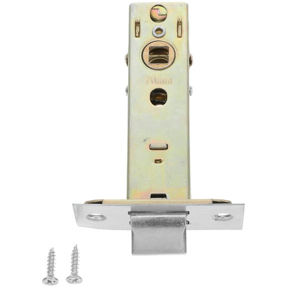 ROSENICE 1Pack Golden Tubular Mortice Latch Adjustable Door Latch Security Hardware for Interior Doors