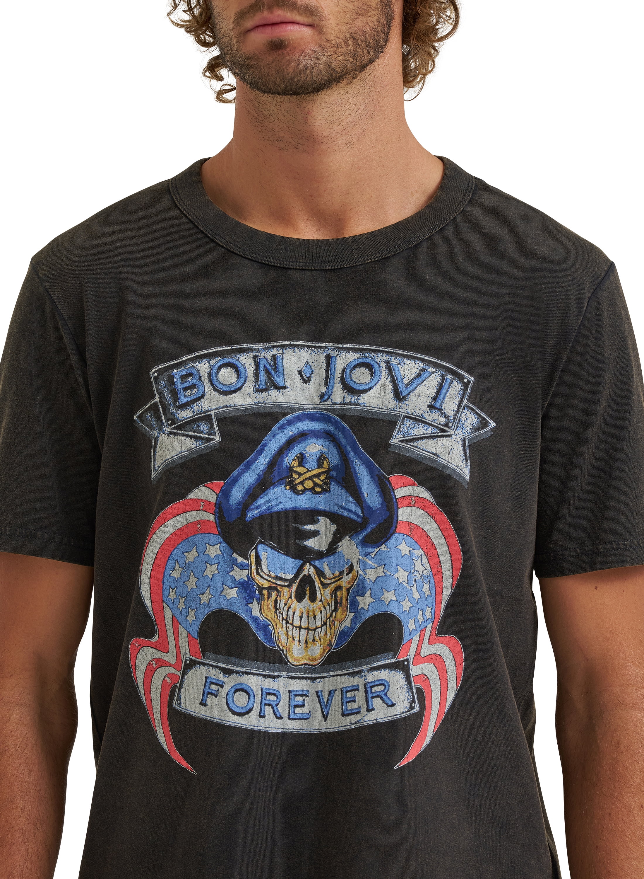 Lee® Men's Short Sleeve Bon Jovi Graphic Band Tee
