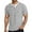 Grey, variant on CHENHANN Mens Tshirts Short Sleeve Waffle Button Down Crew Neck Henley Shirts Lightweight Black Button Up Shirt Mens Casual Shirts