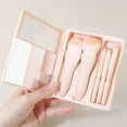 thumbnail image 5 of 5 Pcs Travel Brush Set Makeup Brushes Set Eye Shadow Brush Full Face Make Up Brush with Storage Case Powder Brush, 5 of 17