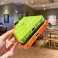 thumbnail image 4 of Hot Off Sports Shoes Brand Able Neon Fluorescent Clear Shockproof Phone Case for IPhone14 13 12 11 XS Max XR Sneakers ins Soft TPU Cover-Yellow-B-for 13, 4 of 8